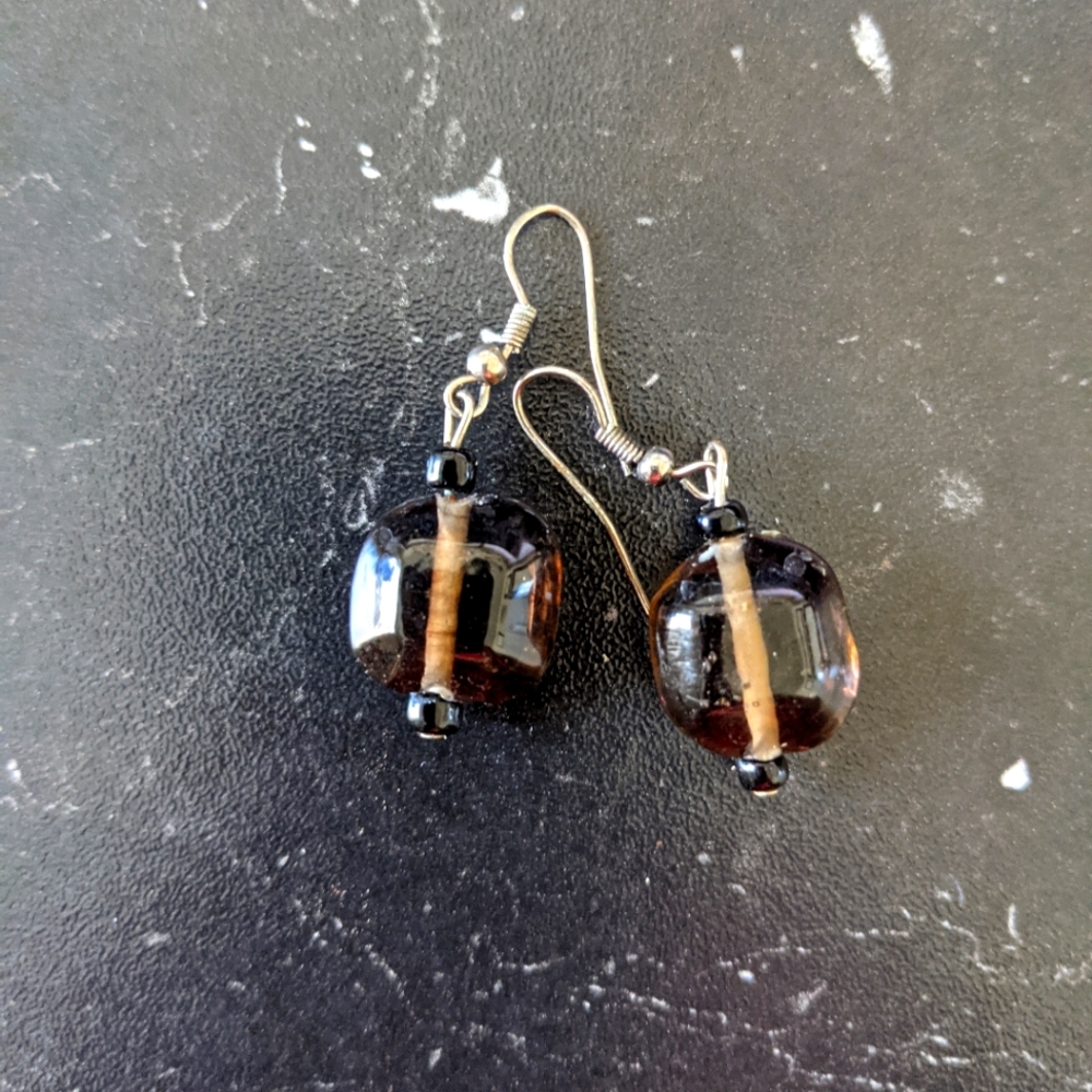 Vintage Early 2000s Y2K Beaded Earrings